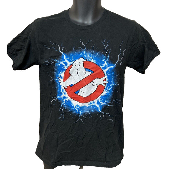Ghostbusters Mens T-shirt Size Small Black Casual Cotton Short Sleeve - Picture 1 of 11